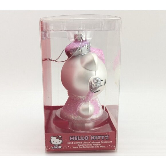 Kurt Adler Hello Kitty Glass Christmas Ornament 2014 - Picture 4 of 13